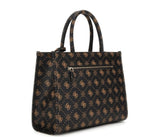 Guess Borsa a Mano/Tracolla Marrone Logata