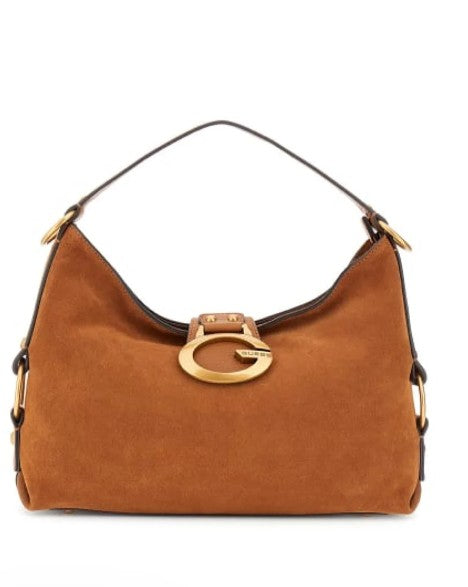 GUESS BORSA A SPALLA CAMDEN CAMOSCIO tik