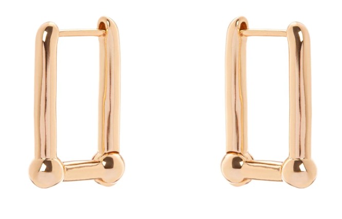 Orecchini a quadrato Domus - Oro