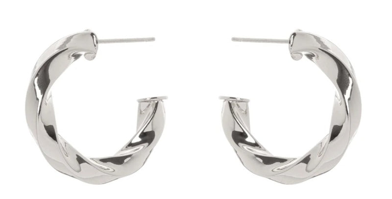 Orecchini cerchio spiralato Domus - Argento