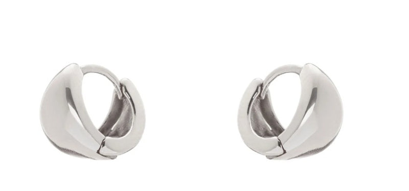 Orecchini cerchietto affusolato Domus - Argento