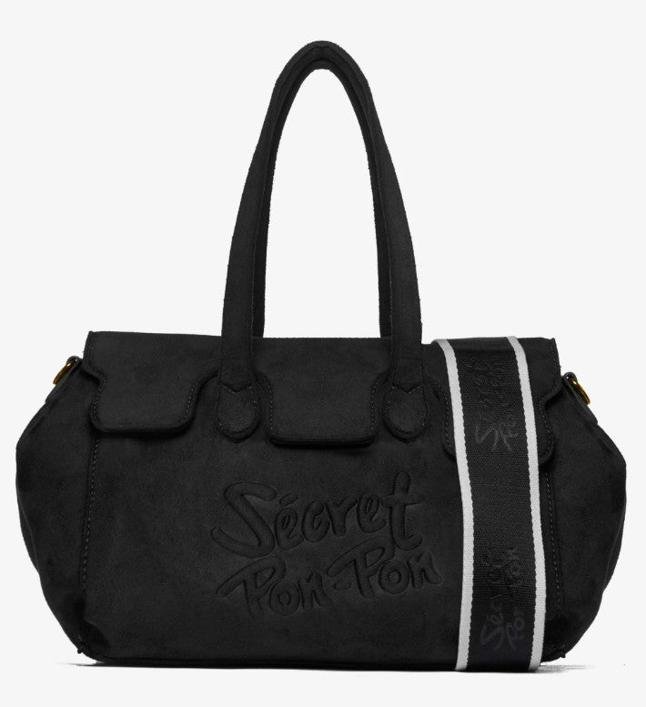 Secret Pon Pon borsa a mano/tracolla Nera media