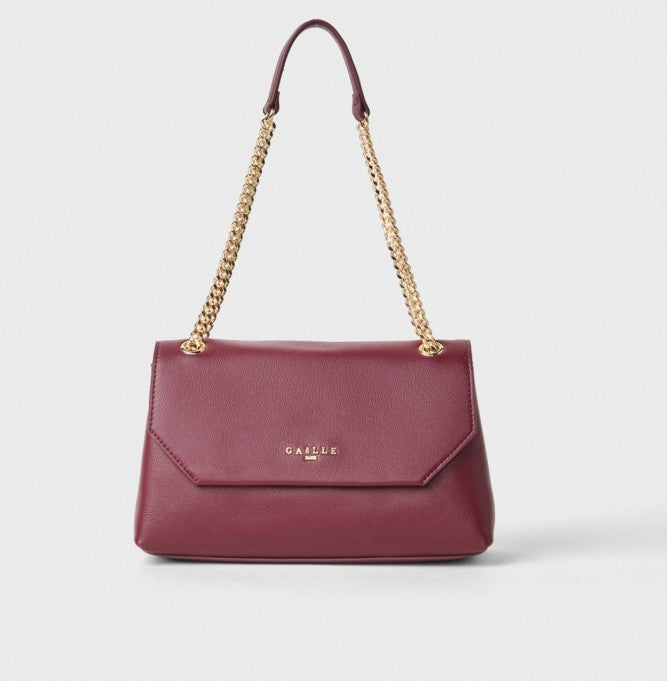 Gaelle borsa a spalla bordeaux