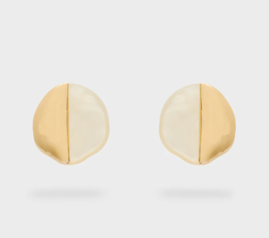 Nali' Orecchini Orecchini Meredith in Resina Oro/Beige DUOR0100