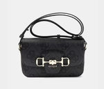 Guess Borsa A Spalla Janie Logata Grigio nero