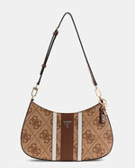 Guess Borsa a spalla Logo Noelle Logata Beige