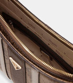 Guess Borsa a spalla Logo Noelle Logata Beige
