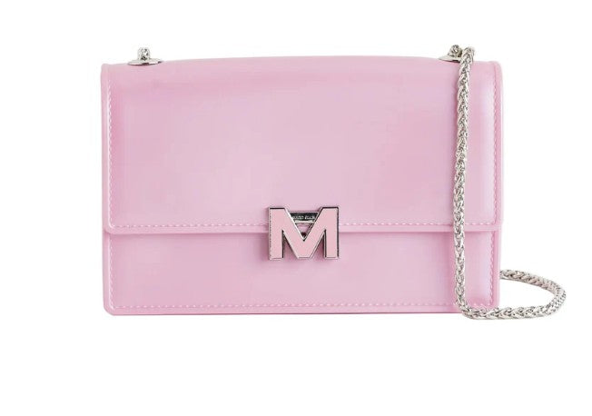 Marc ellis Borsa a Tracolla Flat Supermee M Cashmere Rose/Silver