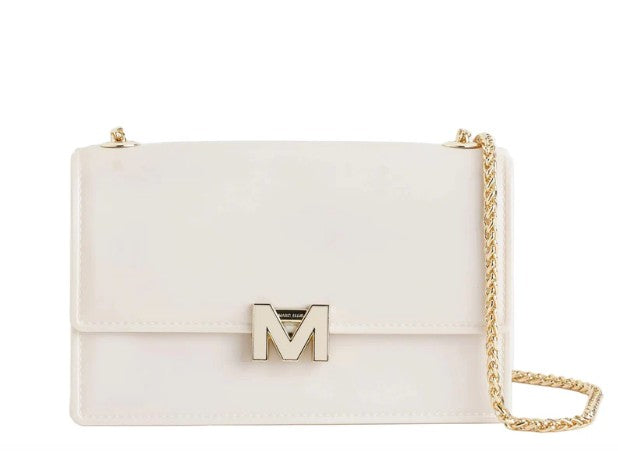 Marc ellis Borsa a Tracolla Flat Supermee M Beige/Light Gold