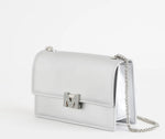 Marc ellis Borsa a Tracolla Flat Supermee M Silver