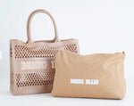 Marc Ellis Borsa a Mano Flat Sponge M Moka Mousse/Light Gold
