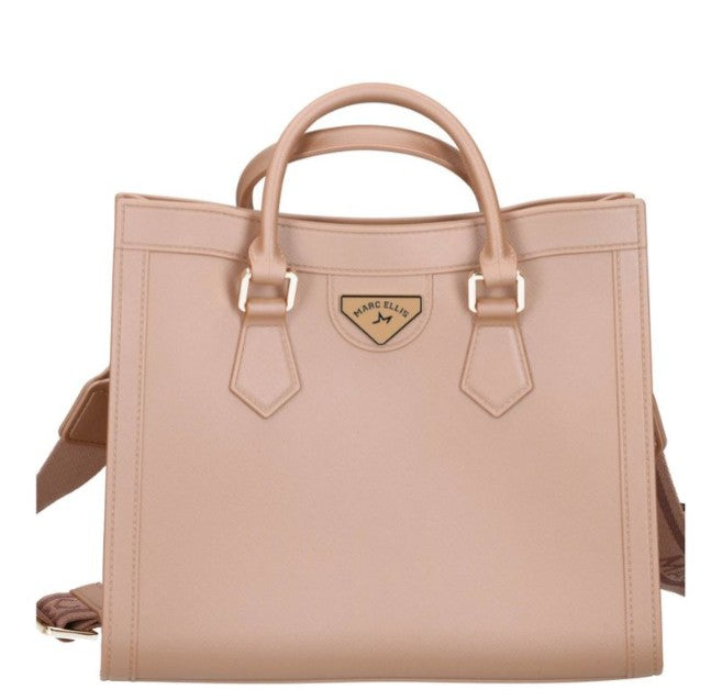 Marc ellis Borsa a Mano Flat Lively M Moka Mousse/ Light Gold
