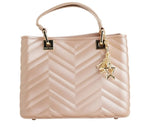Marc Ellis Borsa a Mano Flat  Krissy M Moka Mousse/Light Gold