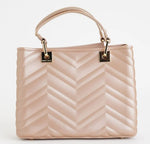 Marc Ellis Borsa a Mano Flat  Krissy M Moka Mousse/Light Gold