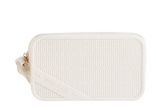 Marc ellis Borsa a Mano Flap Snap Grip Biege/Light Gold
