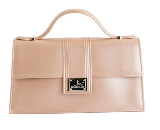 Marc Ellis Borsa a Mano Flat Arrow Moka Mousse/Light Gold