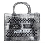 Marc Ellis Borsa a Mano Flat Sponge S Argento Glitter/Silver
