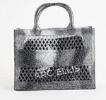 Marc Ellis Borsa a Mano Flat Sponge S Argento Glitter/Silver