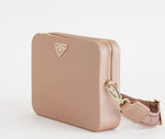 Marc Ellis Borsa a Tracolla Flat flowe Moka Mousse/Light Gold