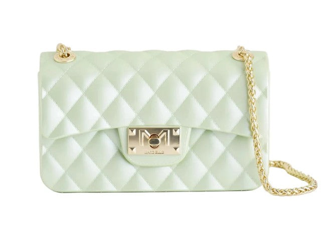 Marc Ellis Borsa a Tracolla Flat Falcon Xs Soft Green/Light Gold