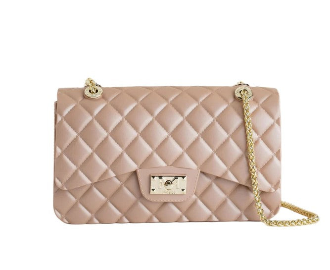 Marc ellis Borsa a Tracolla Flat Falcon M Moka Mousse/Light Gold