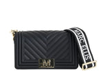 Marc ellis Borsa a Tracolla Flat S Black/ Light Gold