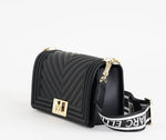 Marc ellis Borsa a Tracolla Flat S Black/ Light Gold