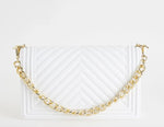 Marc ellis Borsa a Tracolla Flat M Milk/Gold