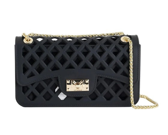 Marc Ellis Borsa a Tracolla Flat Basket Black/Light Gold