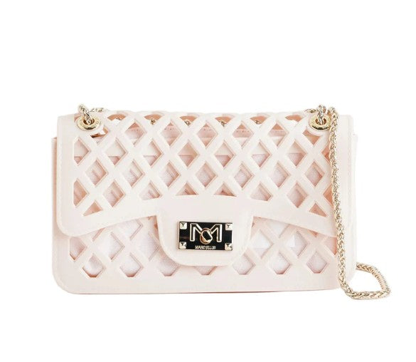 Marc Ellis Borsa a Tracolla Flat Basket Light Rose/Light Gold