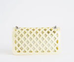 Marc Ellis Borsa a Tracolla Flat Basket Wax Yellow/Silver