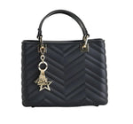 Marc Ellis Borsa a Mano Flat  Krissy M Black/Light Gold
