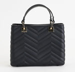 Marc Ellis Borsa a Mano Flat  Krissy M Black/Light Gold