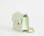 Marc ellis Borsa a Tracolla Flat Supermee S Soft Green/Light Gold