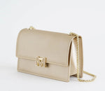 Marc ellis Borsa a Tracolla Flat Supermee M Gold/Light Gold