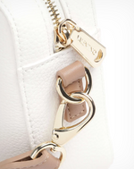 Mario Valentino Alexia VBS5A809 Borsa Camera Case  Bianco/Cuoio