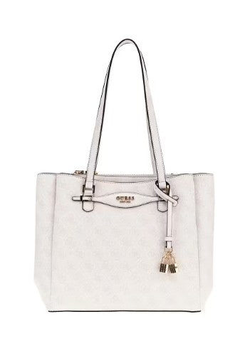 Guess Borsa a Spalla Katya Logata Bianca
