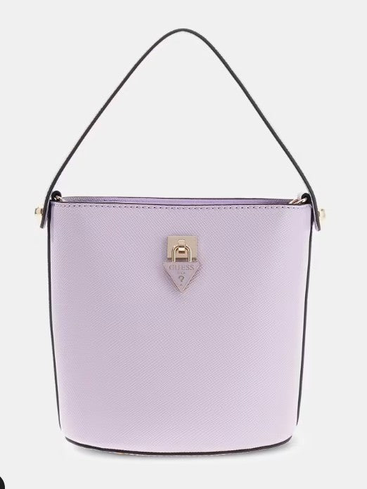 Guess Borsa a mano Patsie a secchiello Lilla