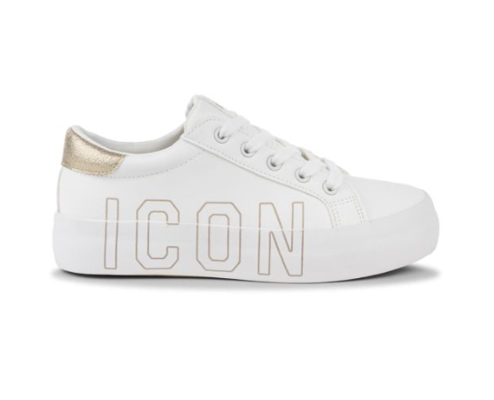 Icon Scarpe Bianche/Oro
