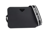 Marc Ellis Borsa a Tracolla Flat flowe Black Lamina/Black