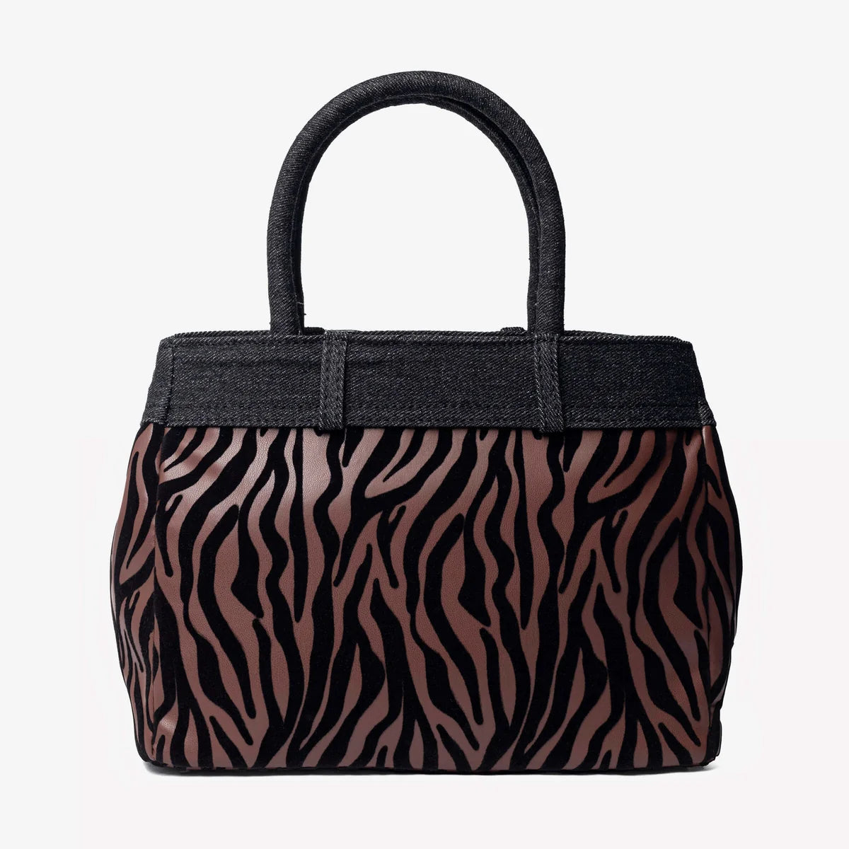 Secret Pon-Pon Borsa a Mano/Tracolla Kelsy Zebra Cocoa