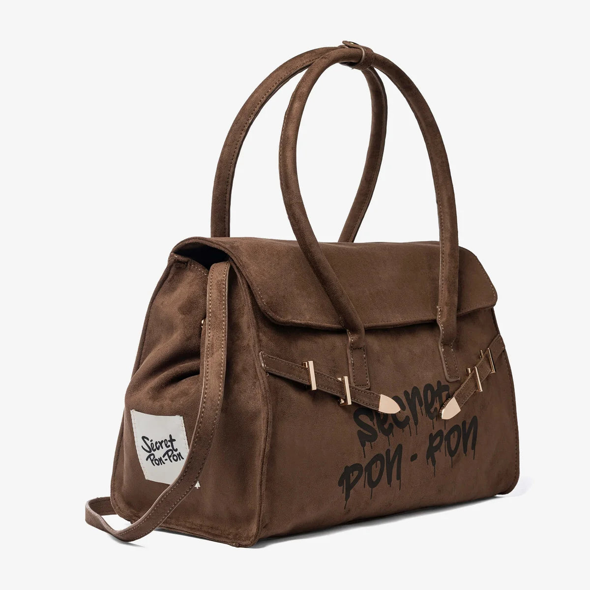 Secret Pon-Pon Borsa a Mano/Tracolla Keyla L Cocoa