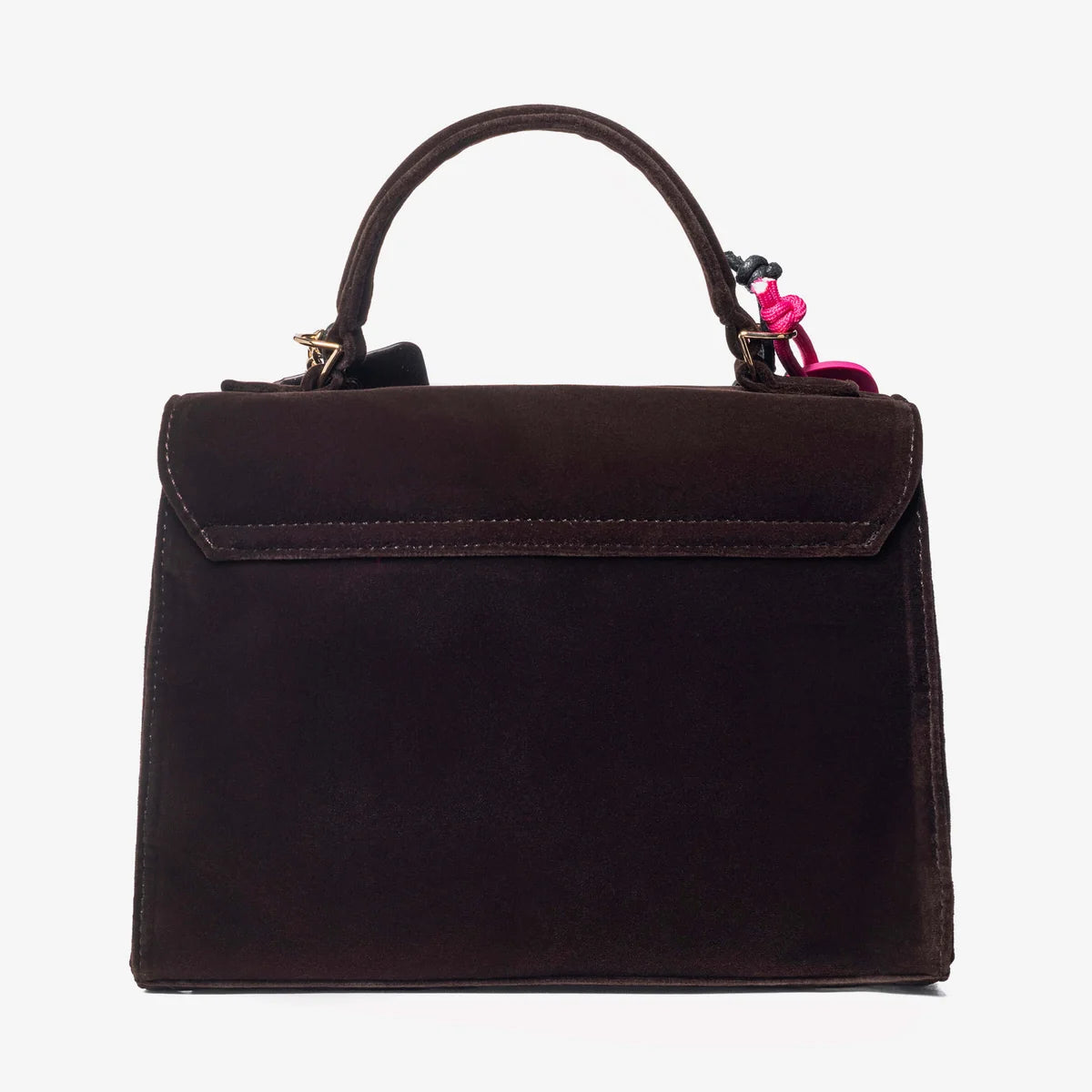 Secret Pon-Pon Borsa a Mano/Tracolla Laureen Velvet Cioccolato