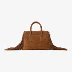 Secret Pon Pon  Laya Suede Small Cuoio