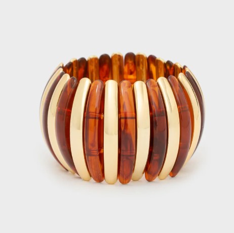 Nali' Bracciale Big In Resina Elastico Marrone EMBR0427