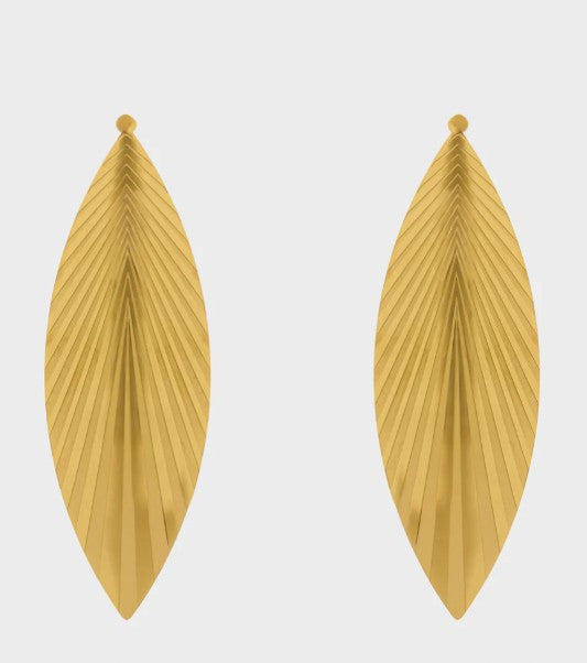 Nali' Orecchini Foglia Big Oro EMOR1823
