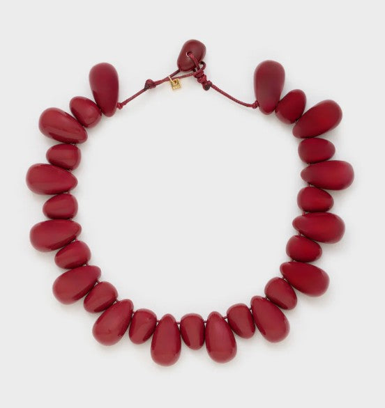 Nali' Collana Zuri In Resina A Goccia Magenta EMCL1112