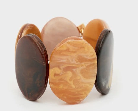 Nali' Bracciale Elastico Giuli Resina Marrone DUBR0062