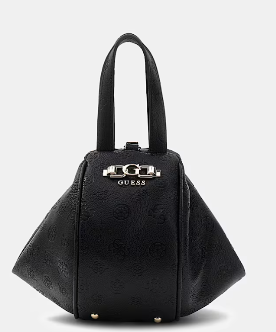 Guess Borsa A Mano  Anise Mini Nera Logo PD991677