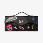 Secret Pon Pon Borsa A Mano Luisita Clutch Patch Black